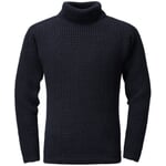 Men’s Sweater Fisherman’s Rib Stitch by Hannes Roether Navy Blue