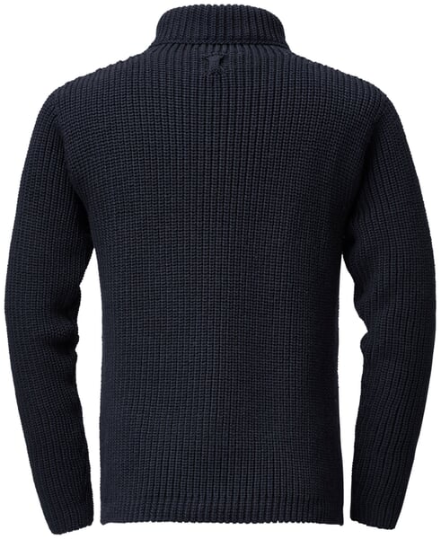 Men sweater patent knit Navy