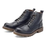 Ladies lace up shoe high Dark blue