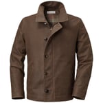 Veste en cuir de vachette pour homme Marron