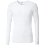 Schiesser Herren-Rippenshirt Langarm Weiß