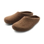 Camel hair slipper Brown