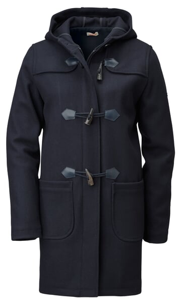 Abrigo Duffle para mujer Azul marino