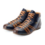 Leather Sports Shoes “Derby” Dark Blue