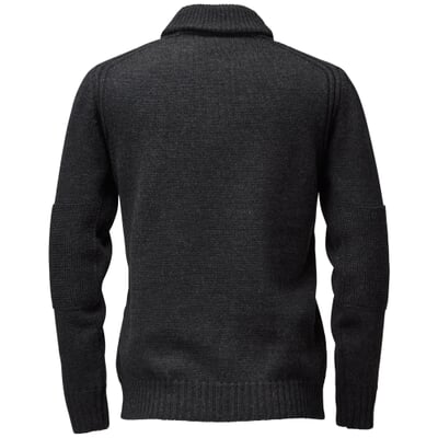 Herrenpullover Schalkragen, Anthrazit Manufactum