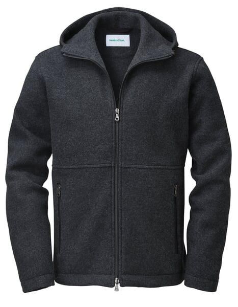 Herren-Merinojacke Anthrazit