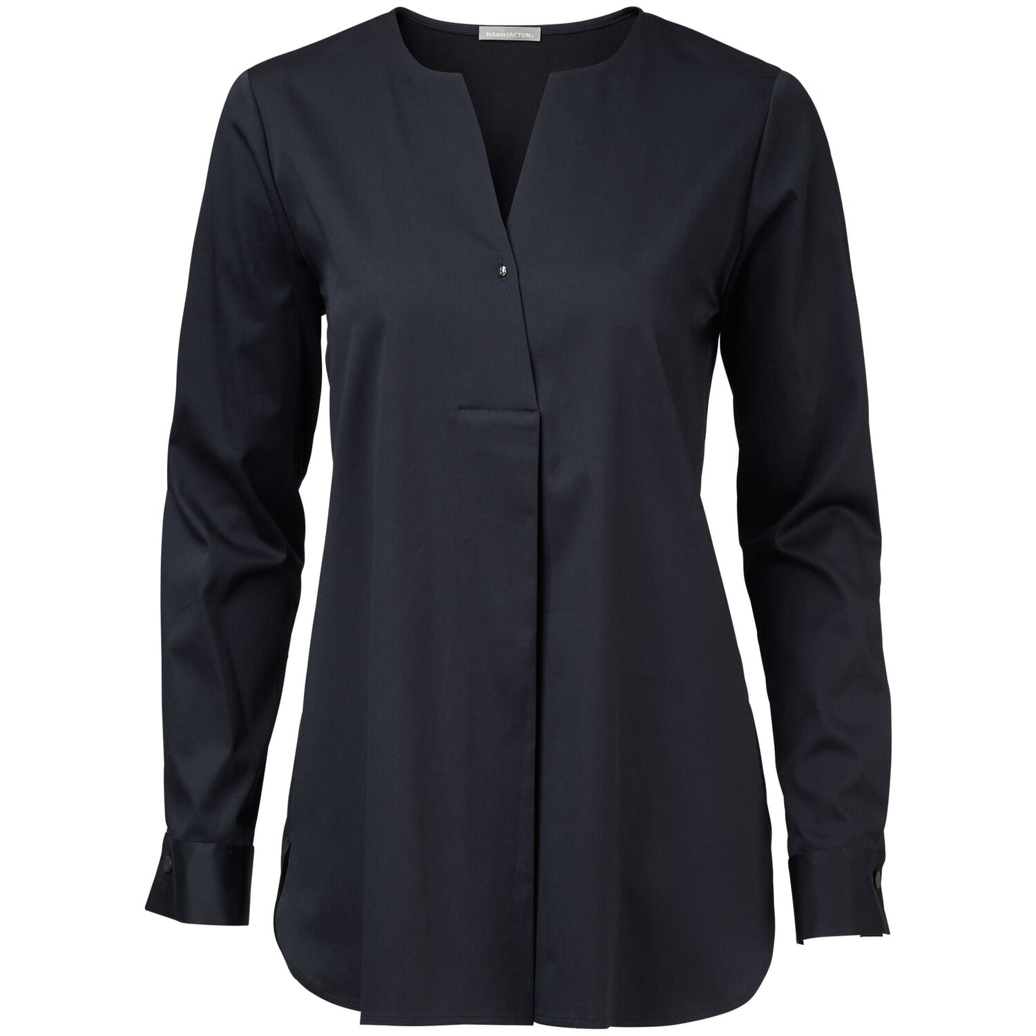 fenomeen Alvast Schrikken Dames blouse van satijn, Donkerblauw | Manufactum