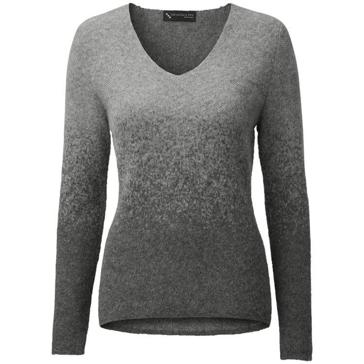 Ladies sweater alpaca, Shades of grey