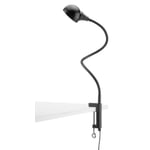 Lampe à pince flexible noir