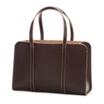 Shopper en cuir de vache Marron