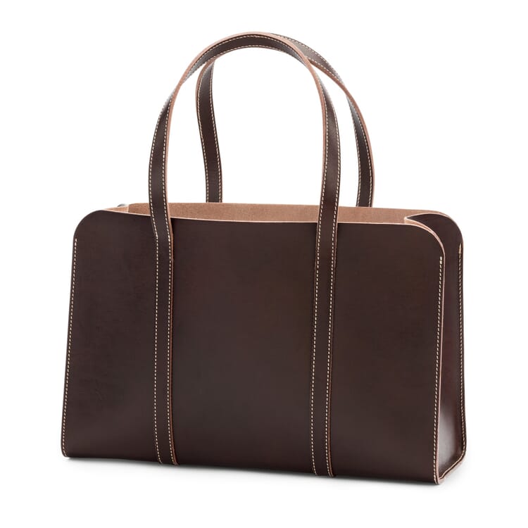 Shopper en cuir de vache