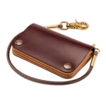 Porte-monnaie Timeless en cuir de vache Oxblood