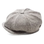 Men wool cap Brown melange