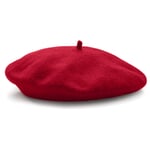 Diefenthal Damen-Baskenmütze Rot