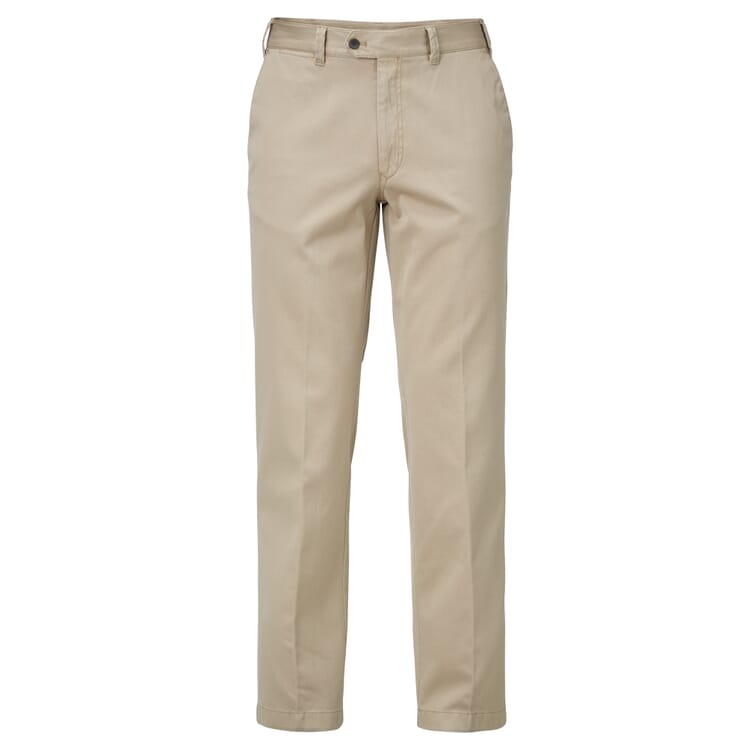 Men’s Chinos Made of Supima® by Hiltl, Beige