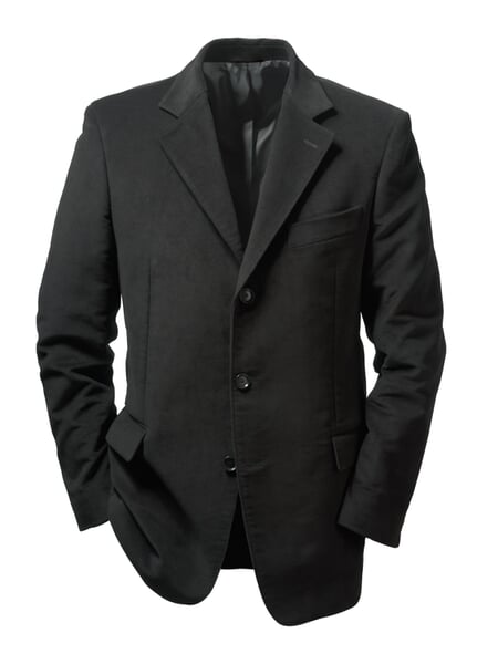 Veste légère pour hommes Moleskin Noir