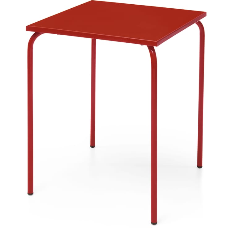 Estoril table, RAL 3013 Tomato red