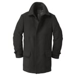 Car-coat Moleskin pour hommes Noir