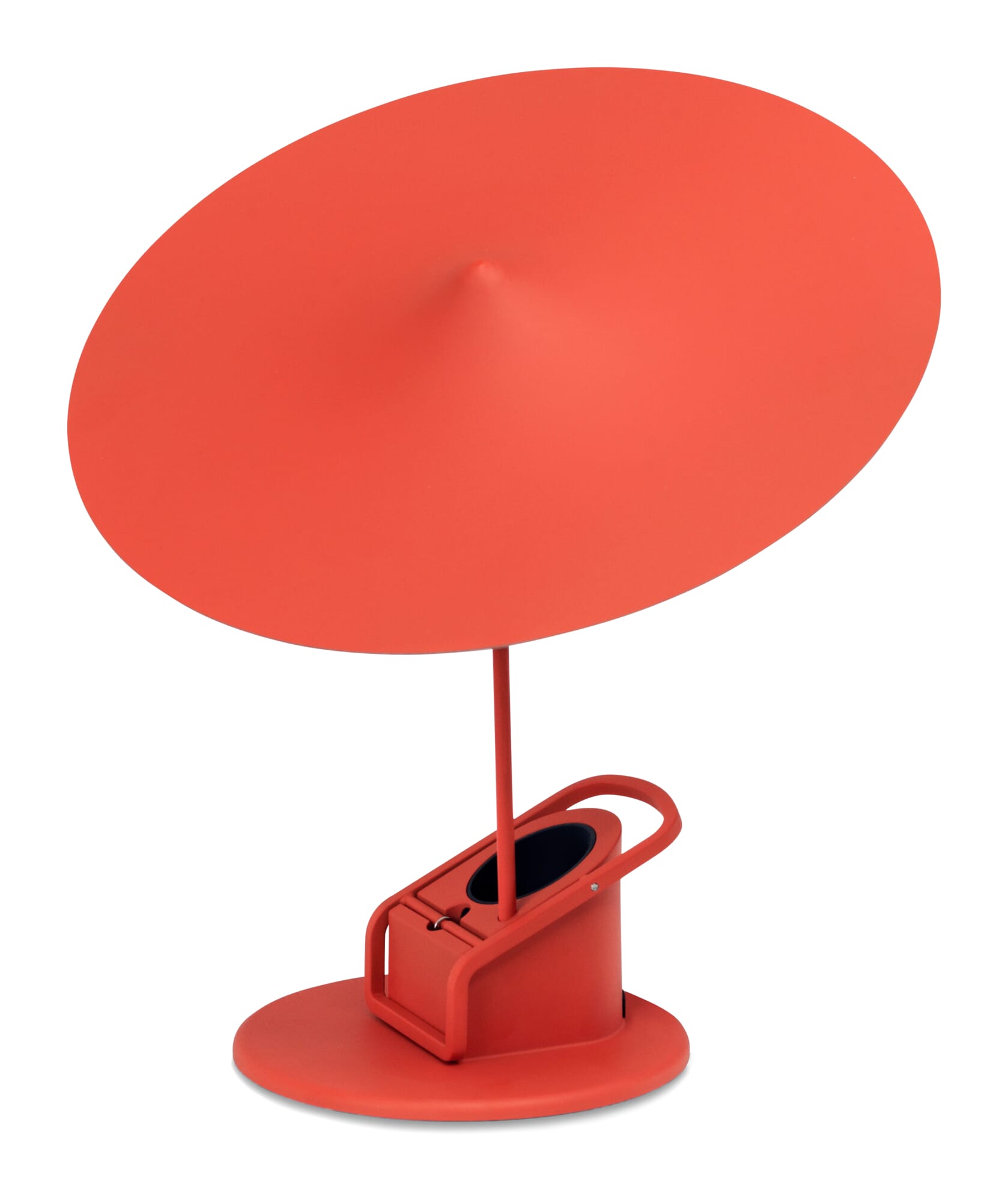 red clip on lamp