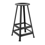 Tabouret de bar Chemnitz, monochrome Noir mat/noir RAL 9005