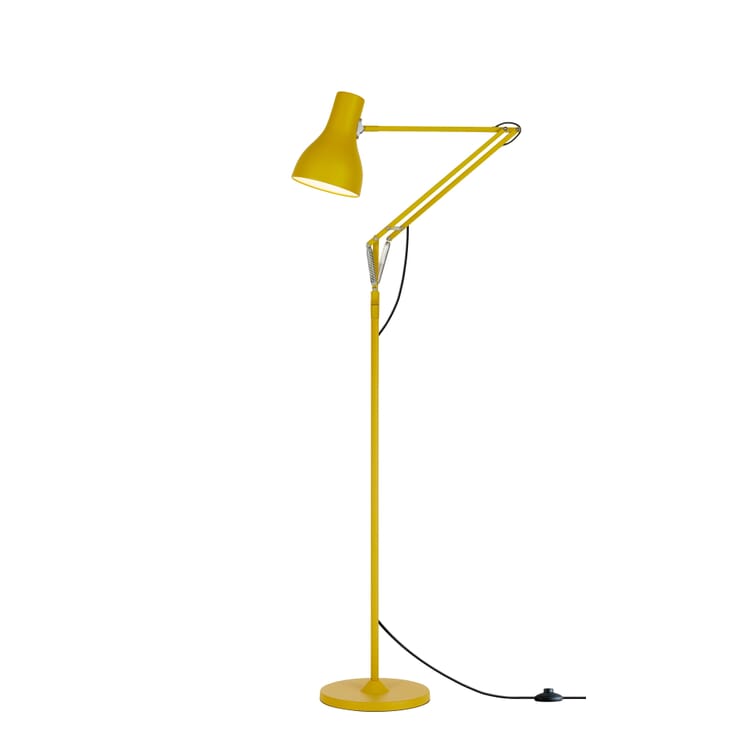 Anglepoise® gulvlampe type 75, MHE, Okkergul