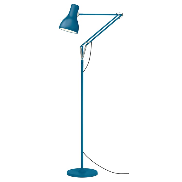 Anglepoise® gulvlampe type 75, MHE, Saxony blå