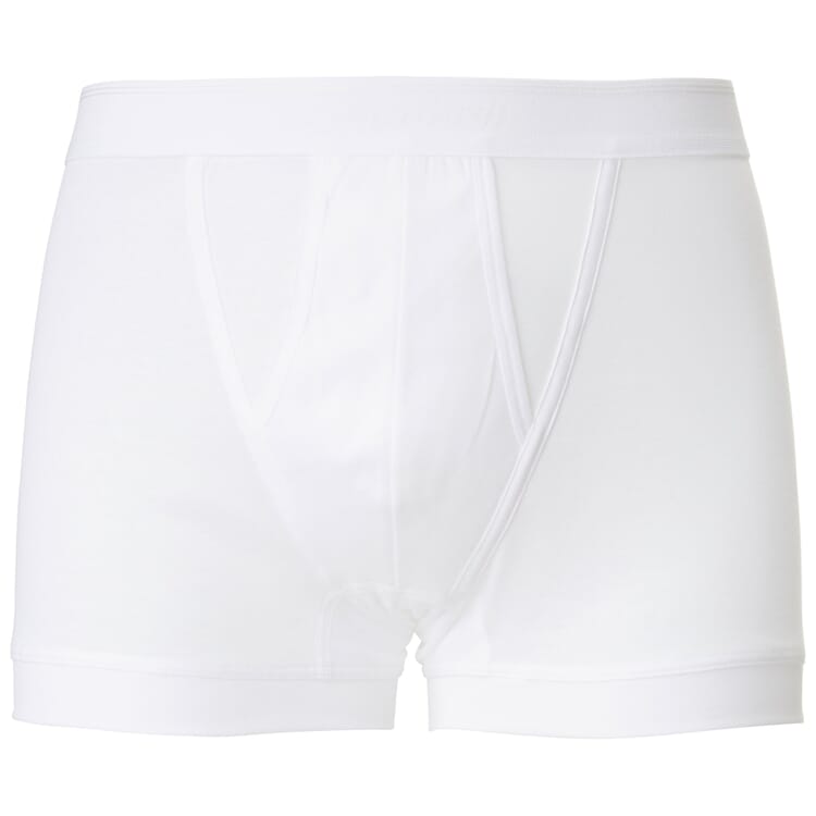 Boxershorts til mænd med korte ben, Hvid