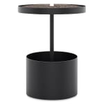 Chariot de bar Basso RAL9005 Noir foncé