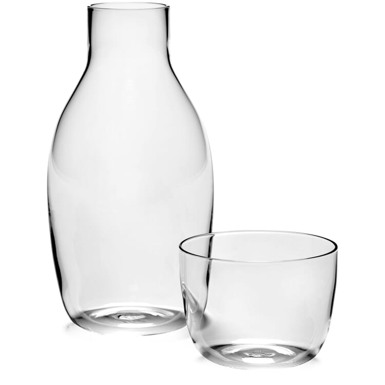Carafe with glass mount