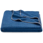 Wolldecke Alina Blau
