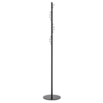 Porte-crochets Ali RAL 9005 Noir foncé