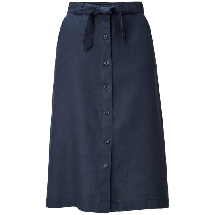 Hørnederdel til damer med knapper, Blue