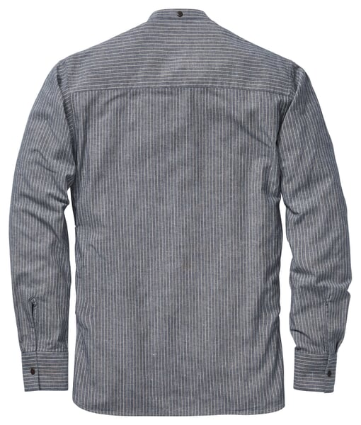 Heren Buccanoy Overhemd Gestreept Blauw-Wit