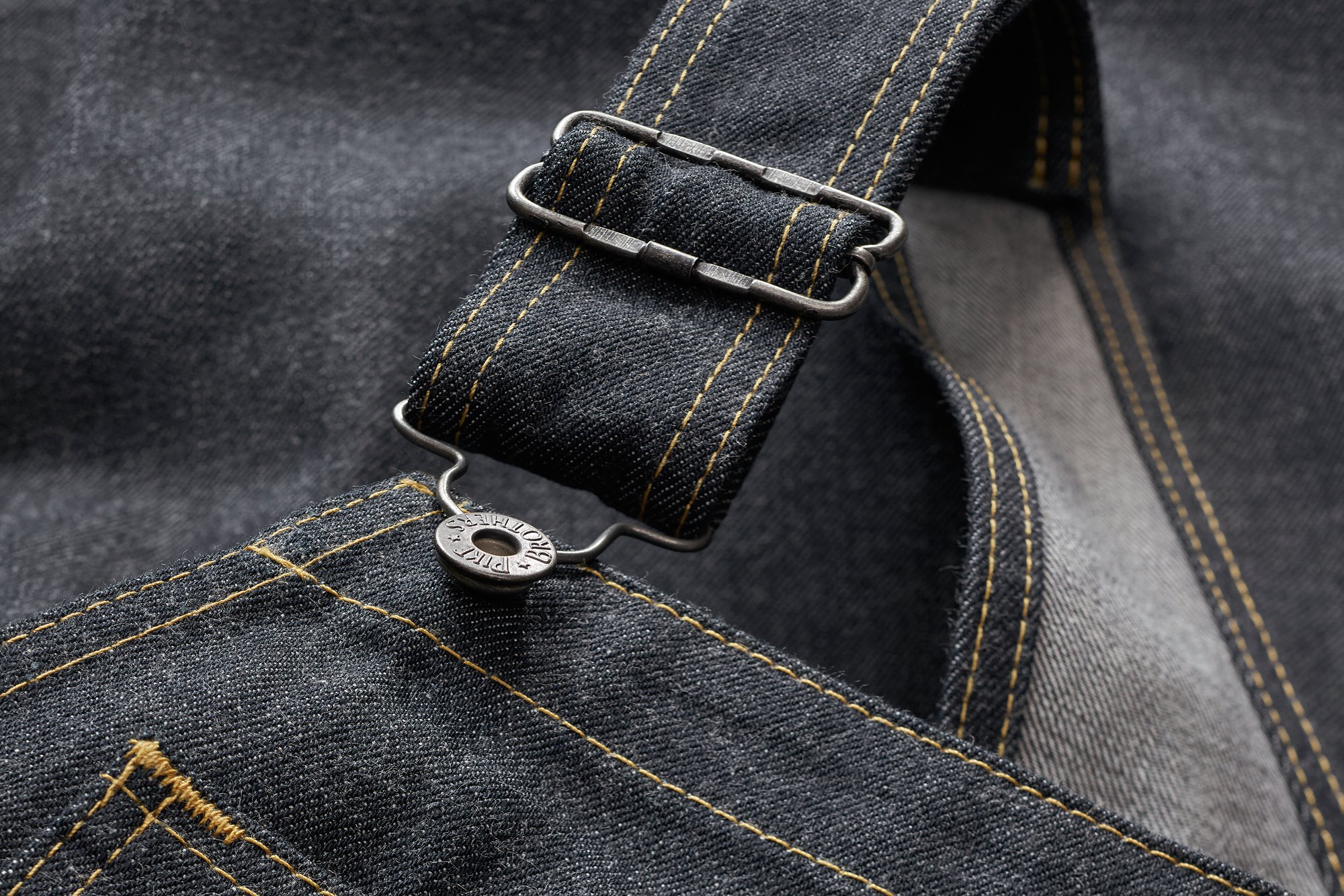 Salopette da uomo Pettorina da meccanico Denim, Detailsicht