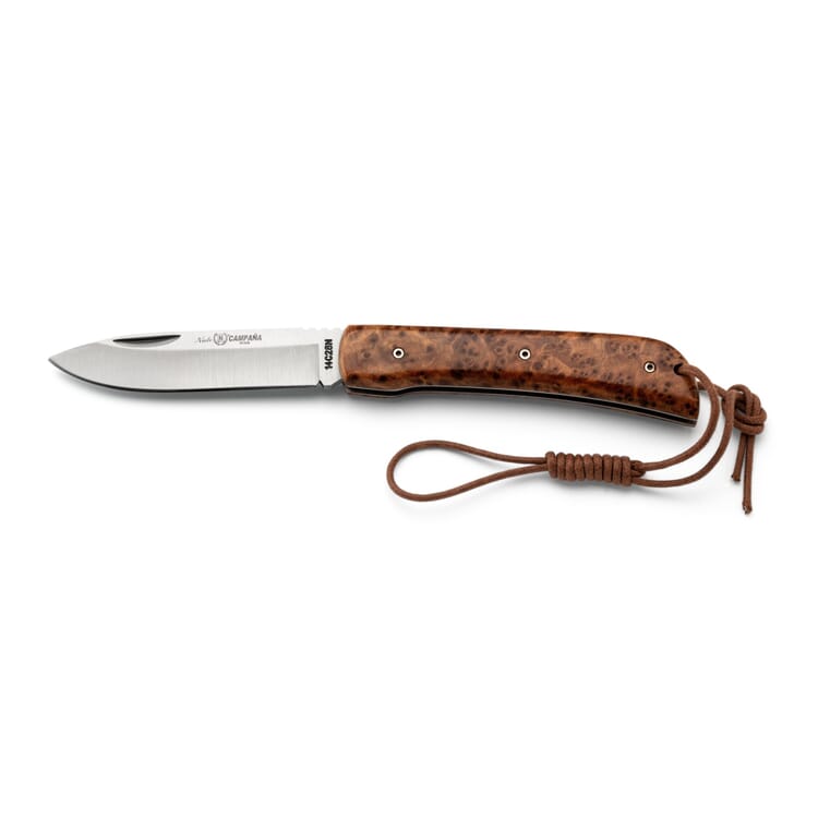 Navaja de bolsillo Nieto mango de madera de tuya