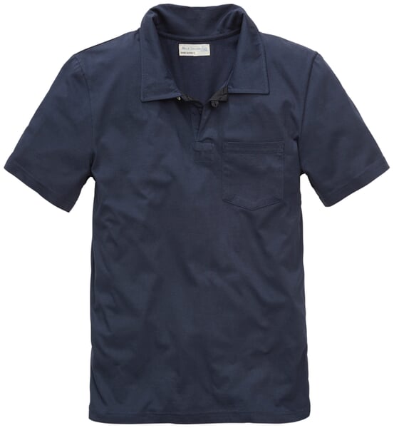 Men polo shirt Dark blue