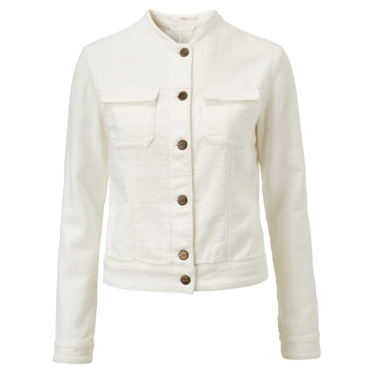 Ladies jacket structure, Natural white
