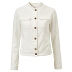 Veste femme structure Blanc naturel