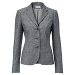 Damenblazer Hanf und Tencel™ Graumeliert