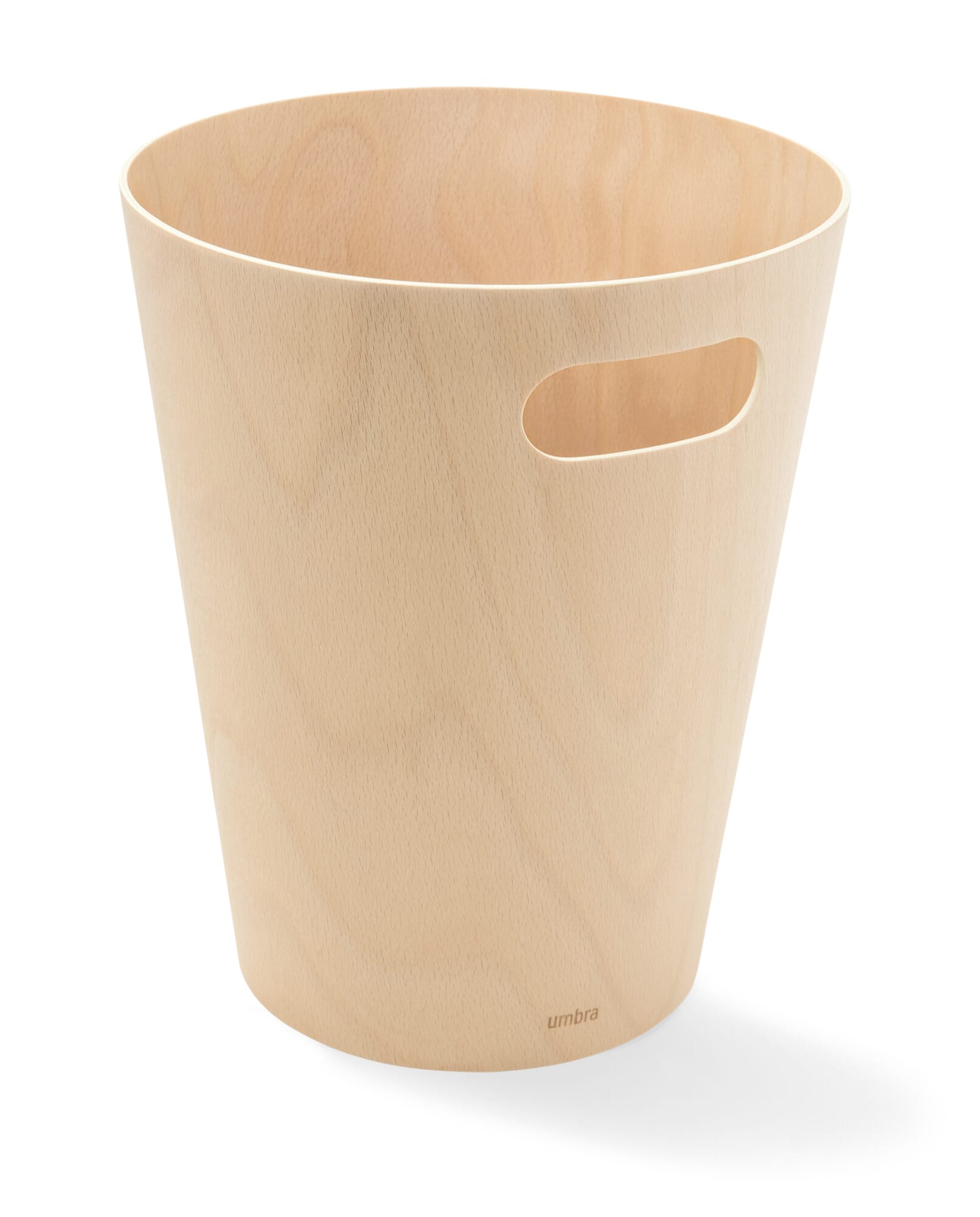 082780-618 Woodrow Holz-Papierkorb natur/dunkelgrau 