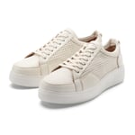 Sneakers i læder til kvinder Natur