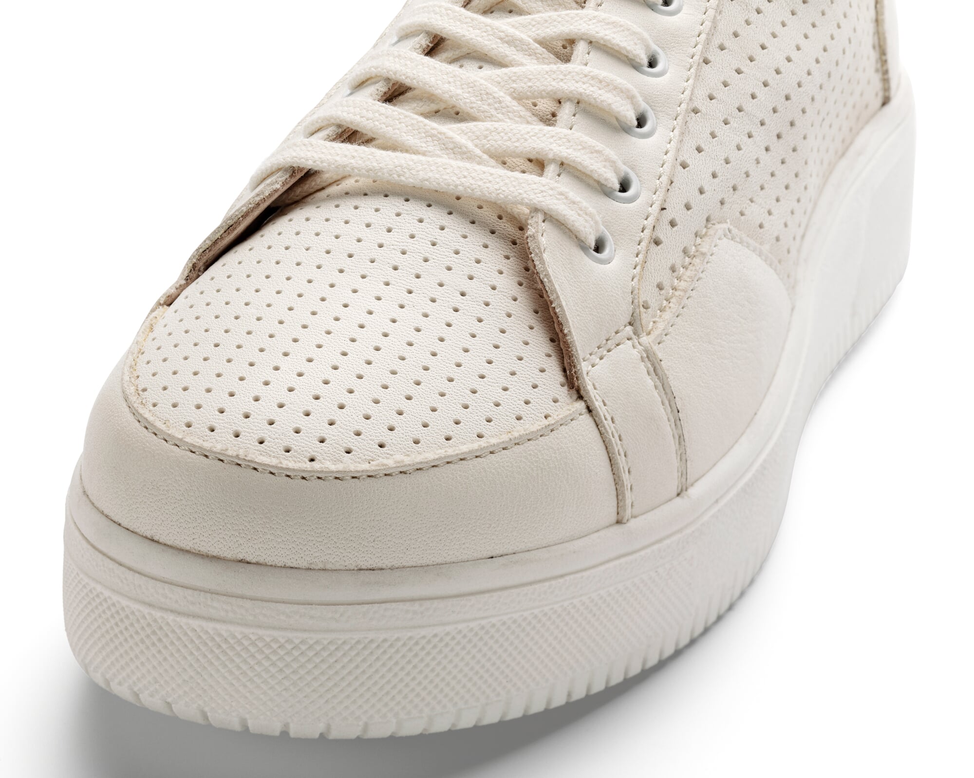 Leren sneakers voor dames, Natuur | Manufactum