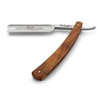 Ralf Aust Rasoio dritto full hollow grind Testa spagnola Manico in legno d'ulivo