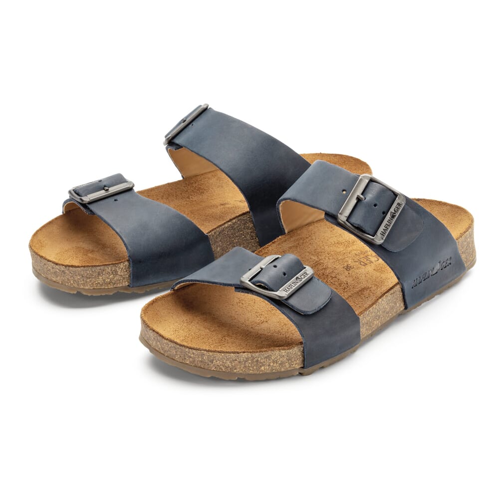 Haflinger 631051 Paul zwart pantoffel Kleur Zwart Haflinger 631051 Paul zwart pantoffel Kleur Zwart
