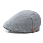 Slider cap i lærred til mænd Grå