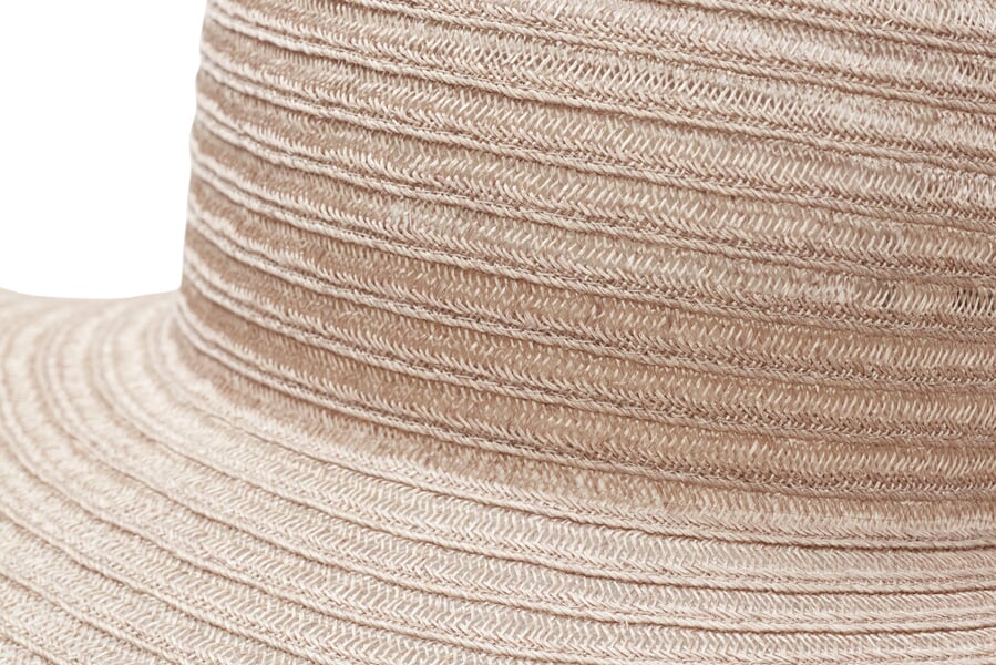 Hampehue til damer Taupe, nærbillede