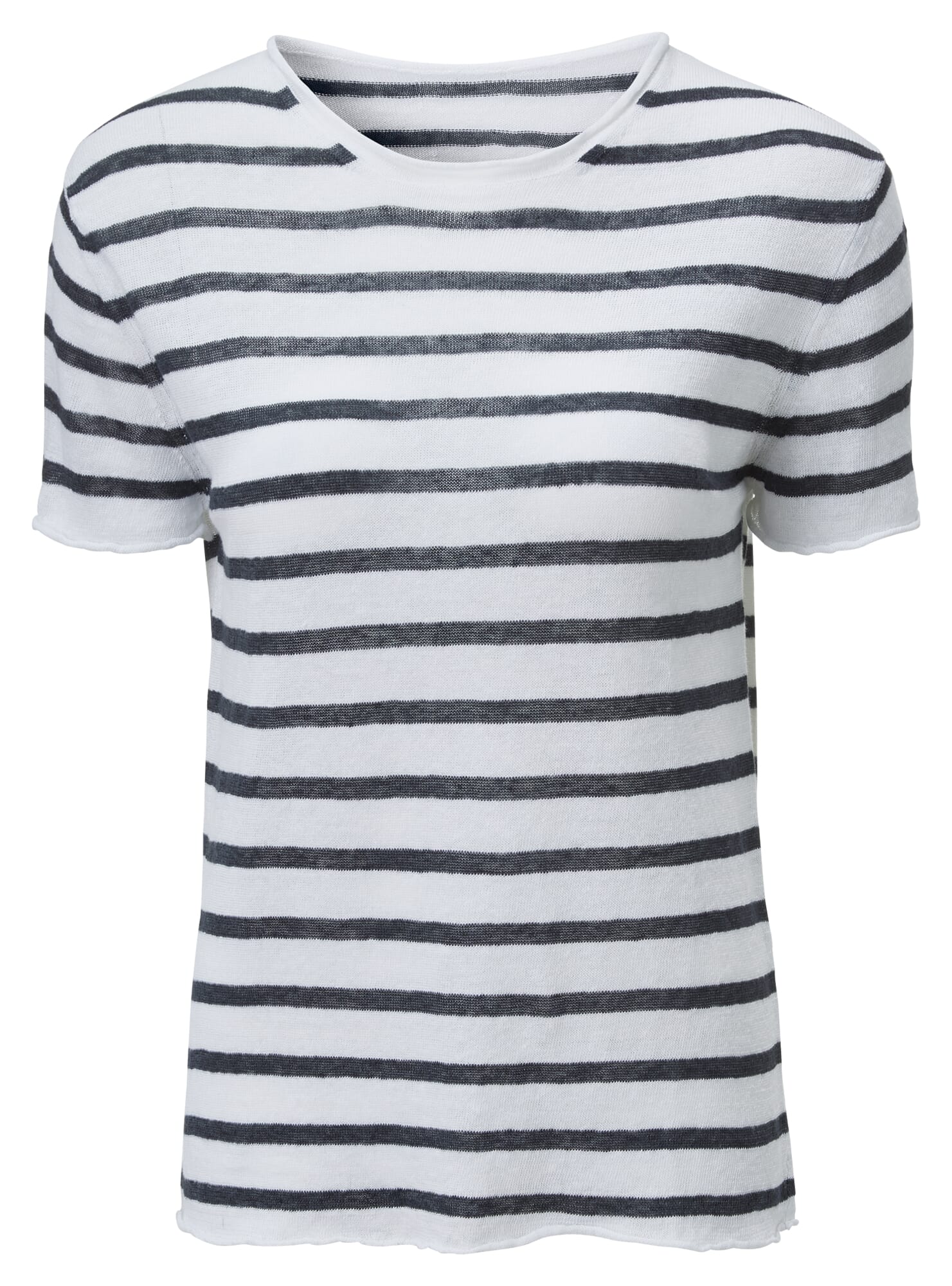 Ladies striped outlet t shirt