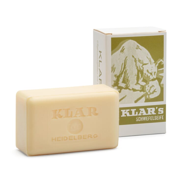 Clear sulfur soap