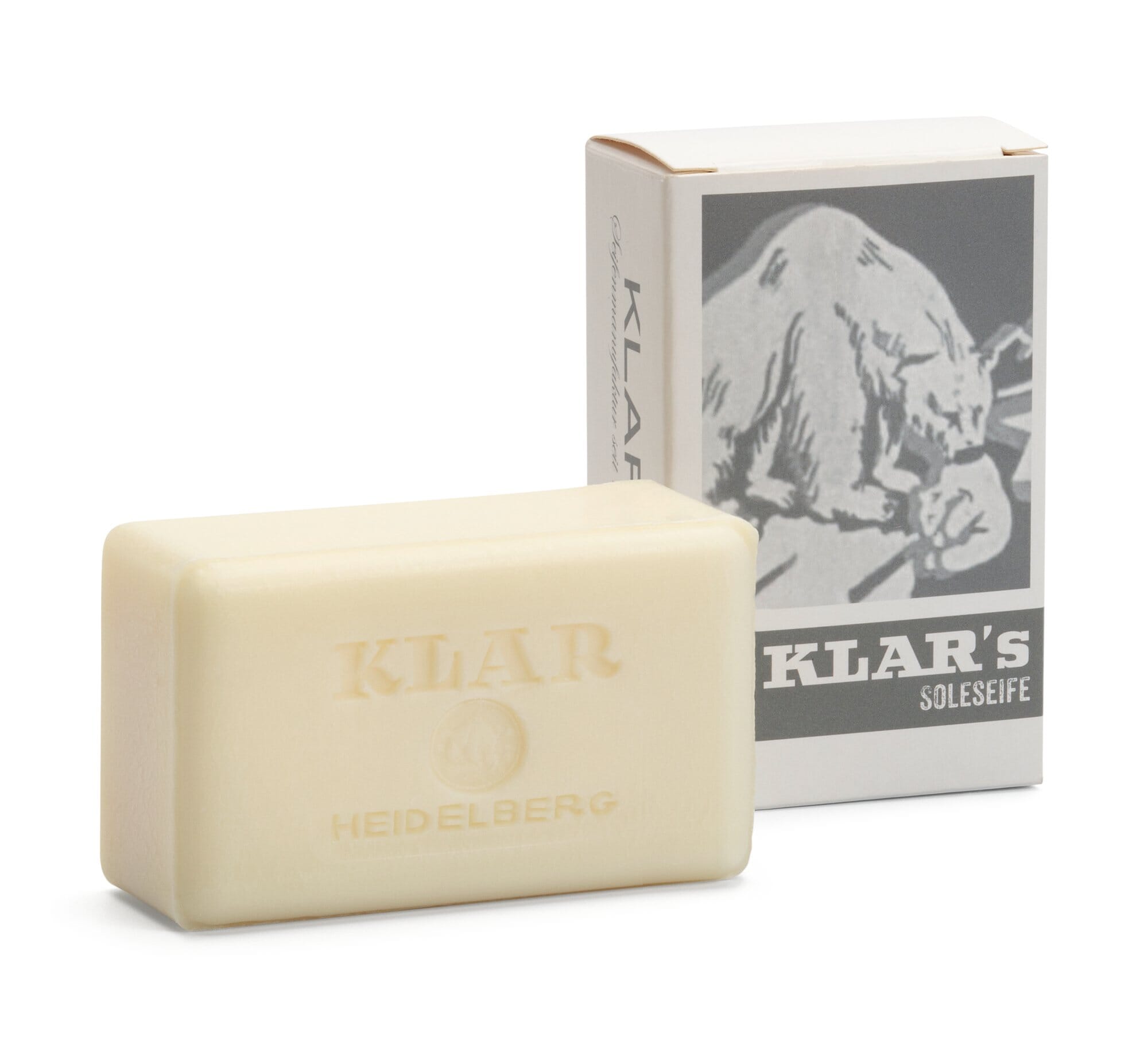 Clear birch tar soap