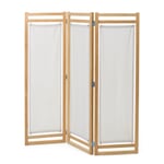 Folding-Screen with Fabric Covering by Manufactum